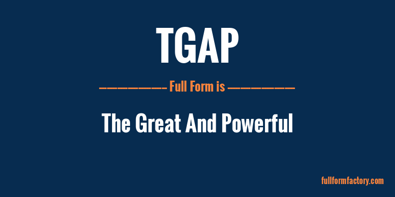 tgap-full-form