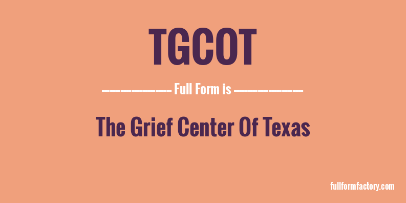 tgcot-full-form