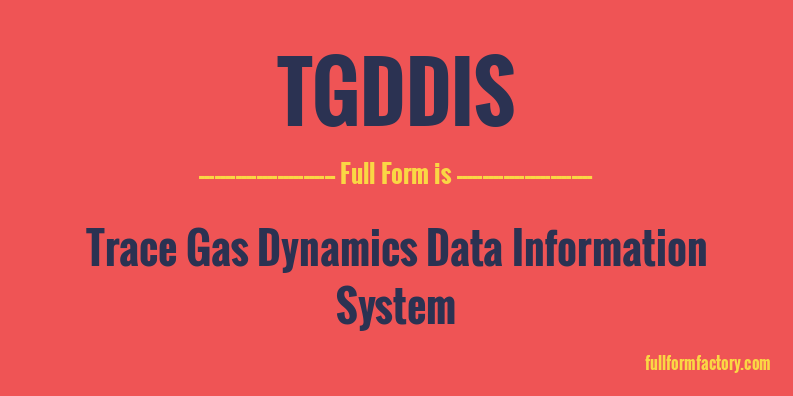 tgddis-full-form