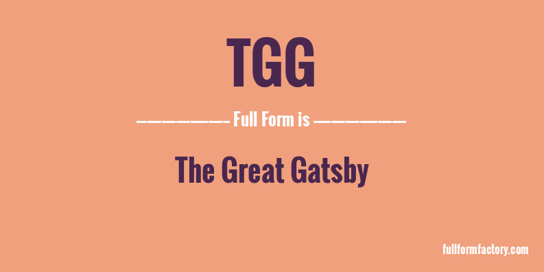 tgg-full-form