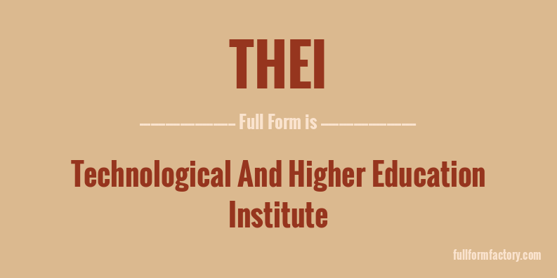thei-full-form