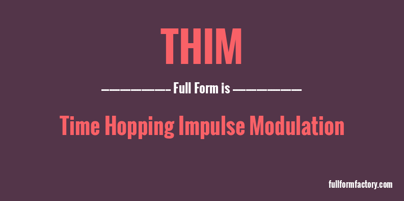 thim-full-form