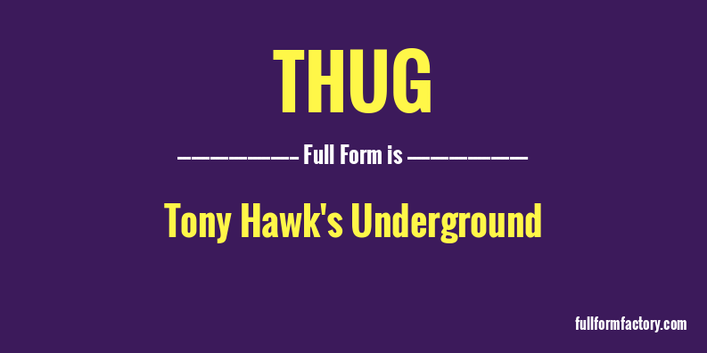 thug-full-form
