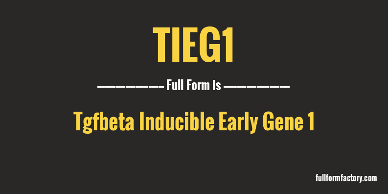 tieg1-full-form