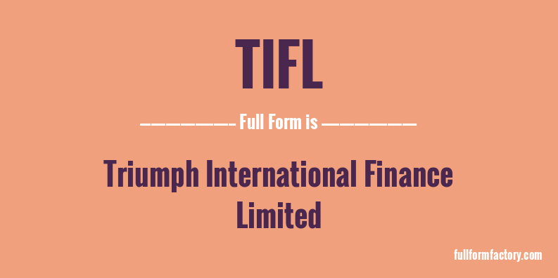 tifl-full-form