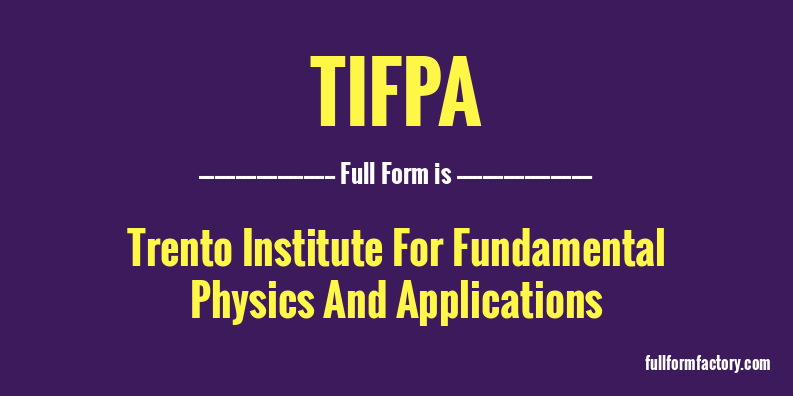 tifpa-full-form