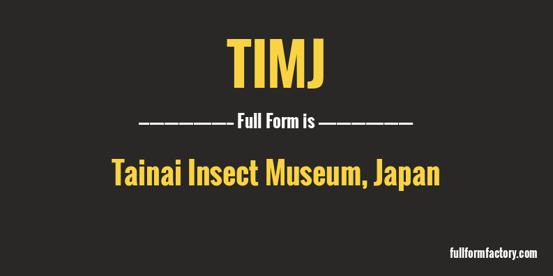 timj-full-form