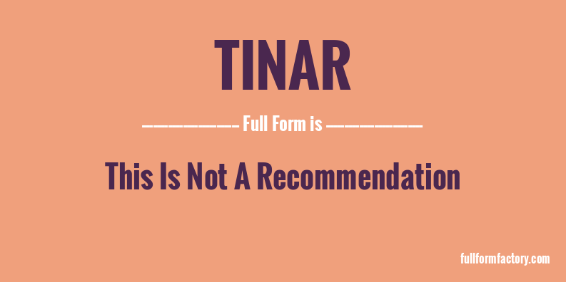 tinar-full-form