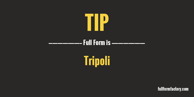 tip-full-form