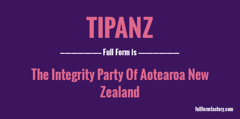 tipanz-full-form