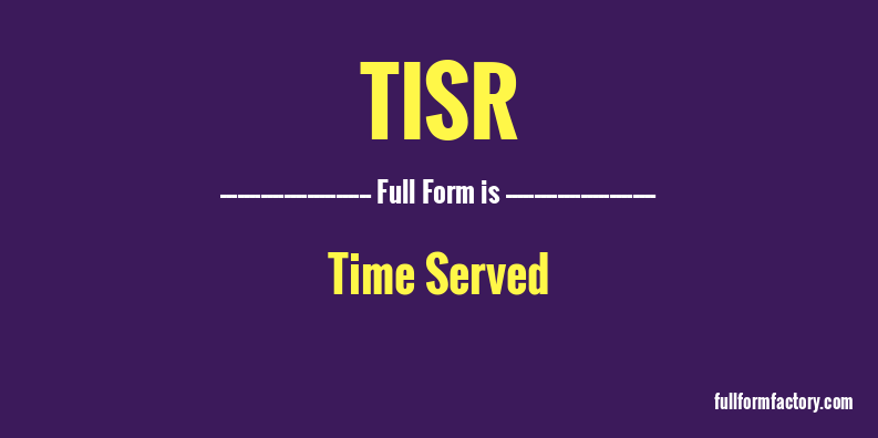 tisr-full-form