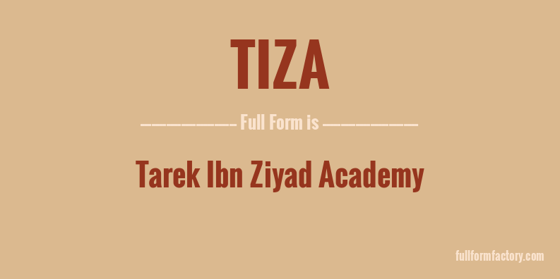 tiza-full-form