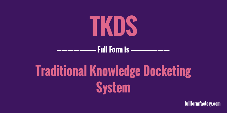 tkds-full-form