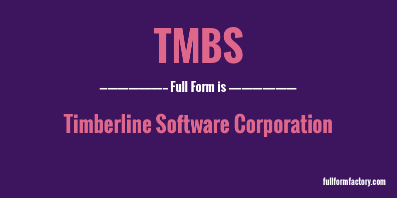 tmbs-full-form