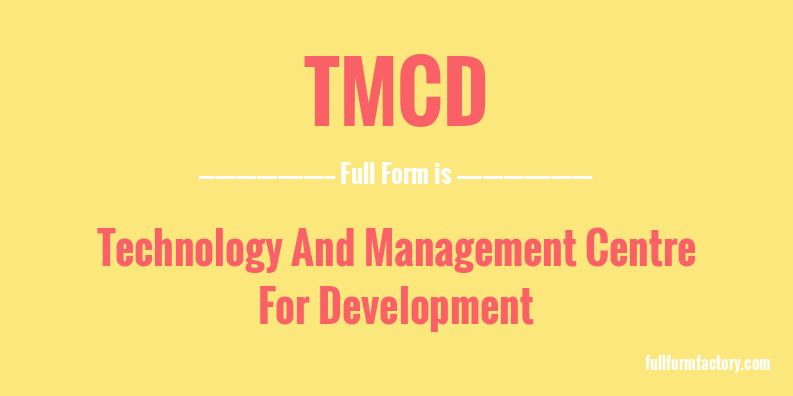 tmcd-full-form