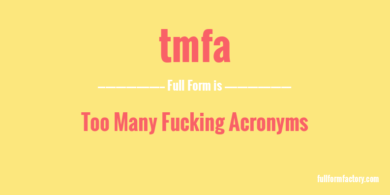tmfa-full-form