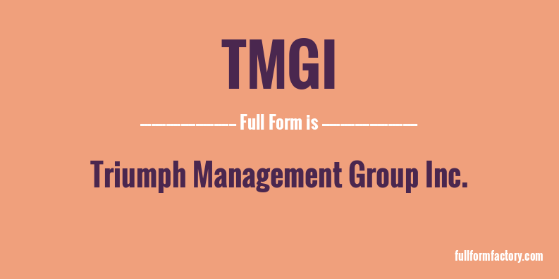 tmgi-full-form
