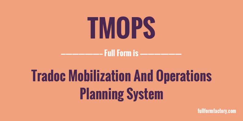 tmops-full-form