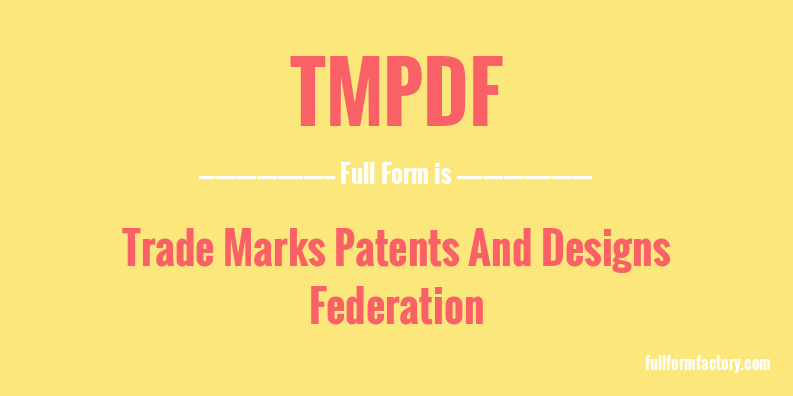 tmpdf-full-form