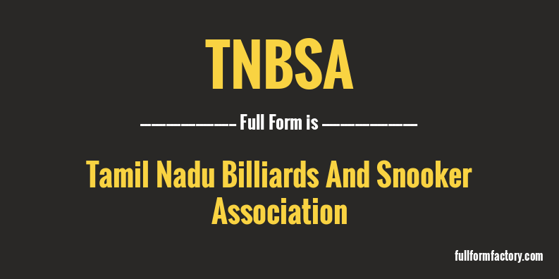 tnbsa-full-form