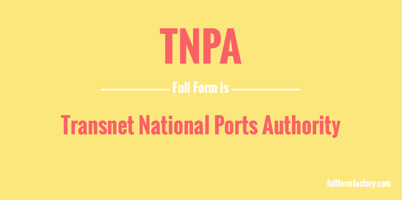 tnpa-full-form