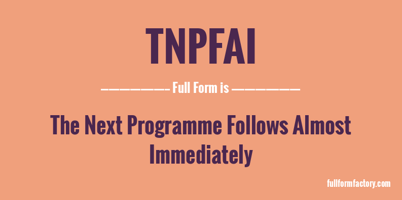 tnpfai-full-form