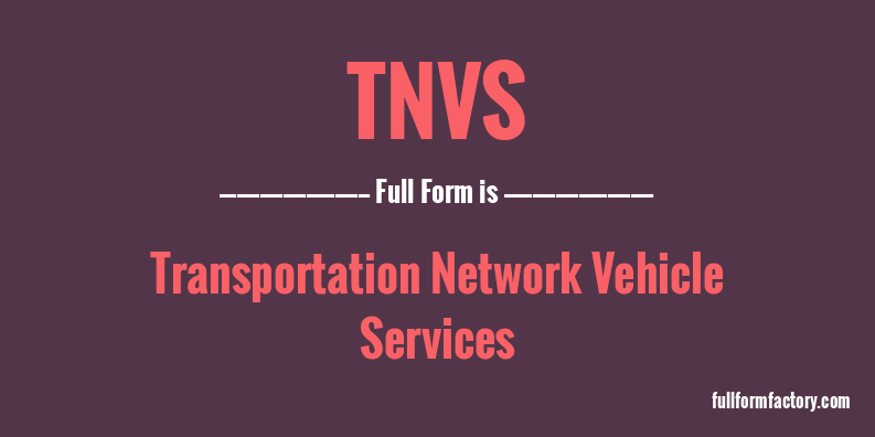 tnvs-full-form