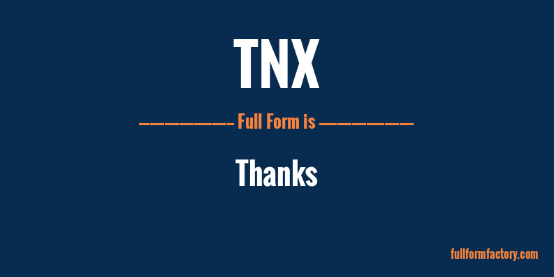 tnx-full-form