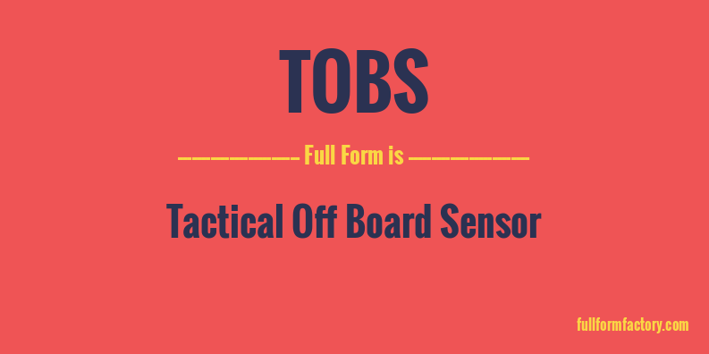 tobs-full-form