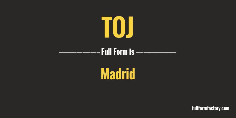 toj-full-form