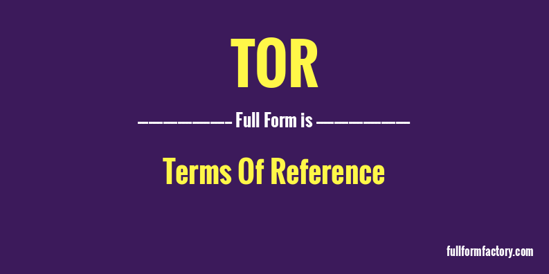 tor-full-form