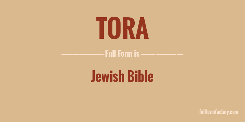 tora-full-form