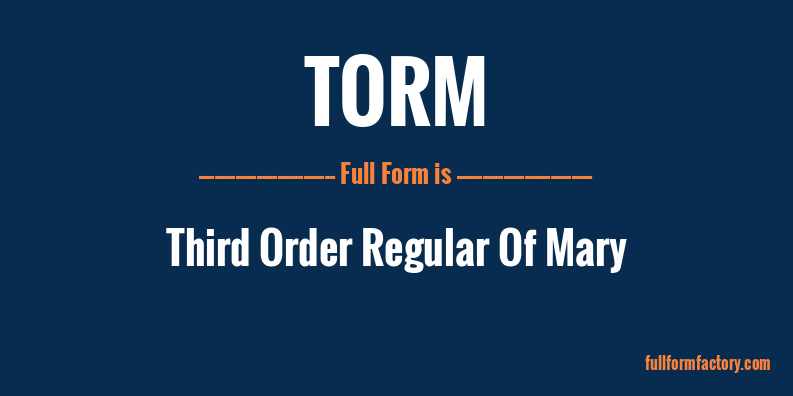 torm-full-form