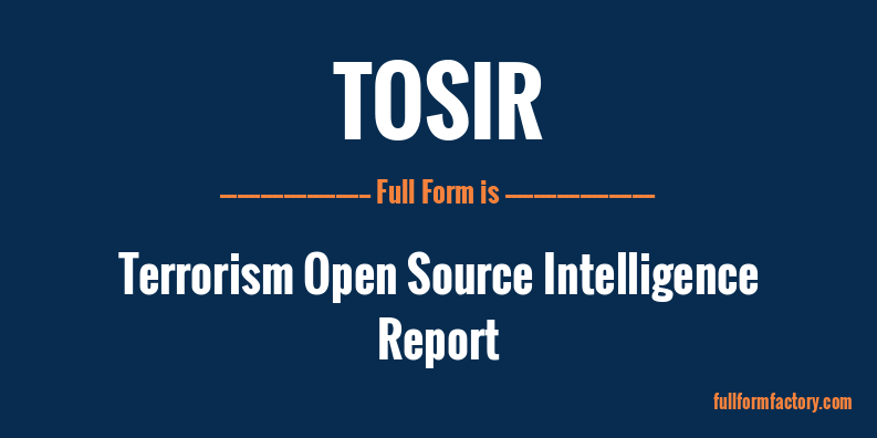 tosir-full-form