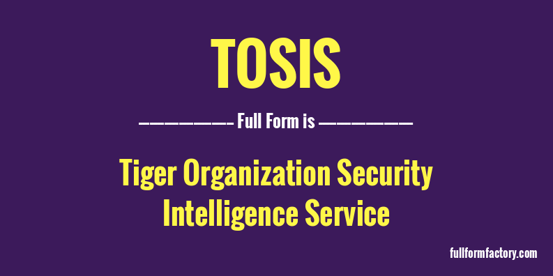 tosis-full-form