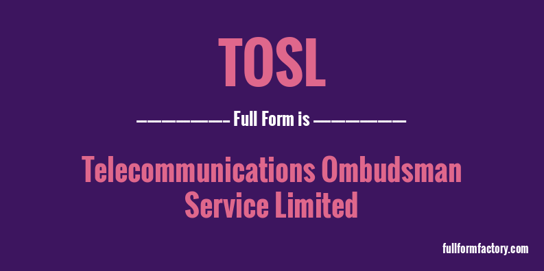 tosl-full-form