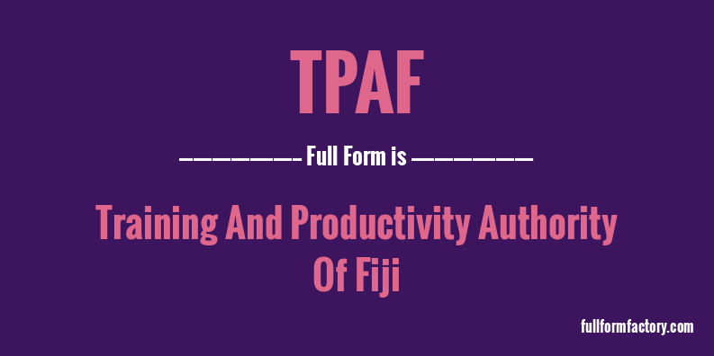 tpaf-full-form