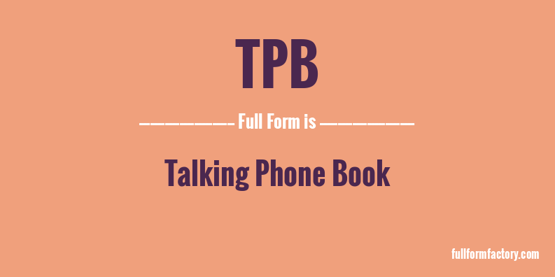 tpb-full-form