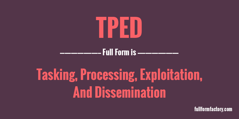 tped-full-form