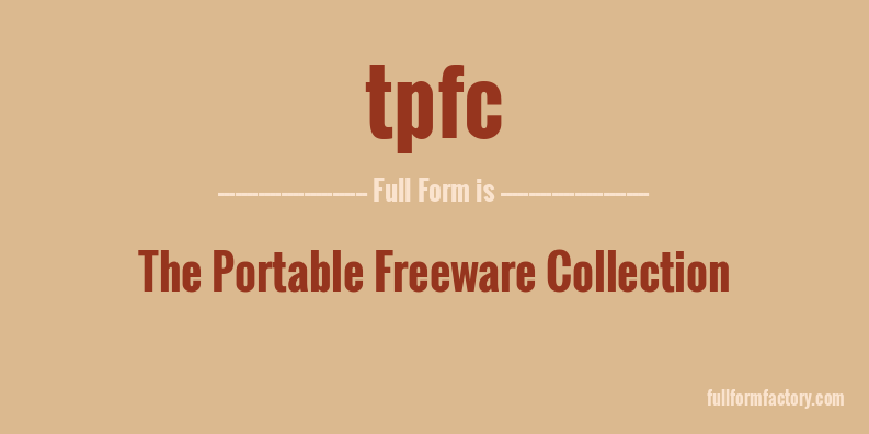 tpfc-full-form