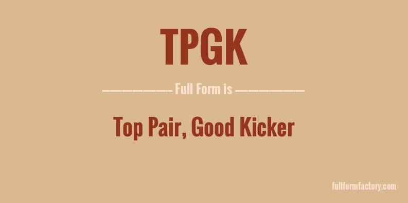 tpgk-full-form