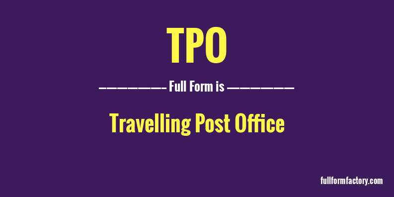 tpo-full-form