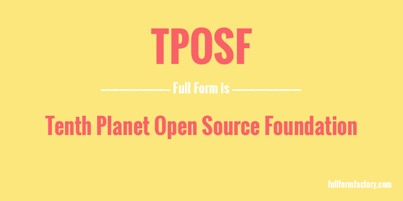 tposf-full-form