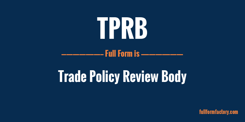 tprb-full-form