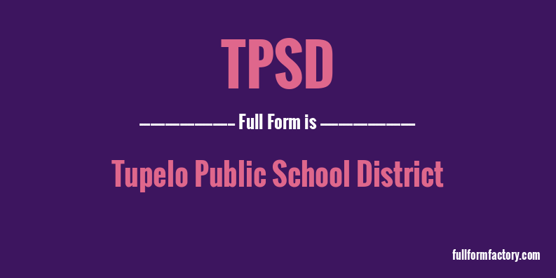 tpsd-full-form
