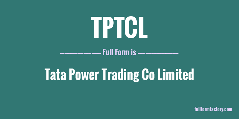 tptcl-full-form