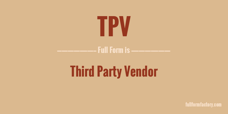 tpv-full-form