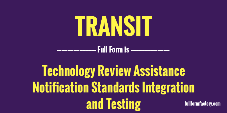 transit-full-form