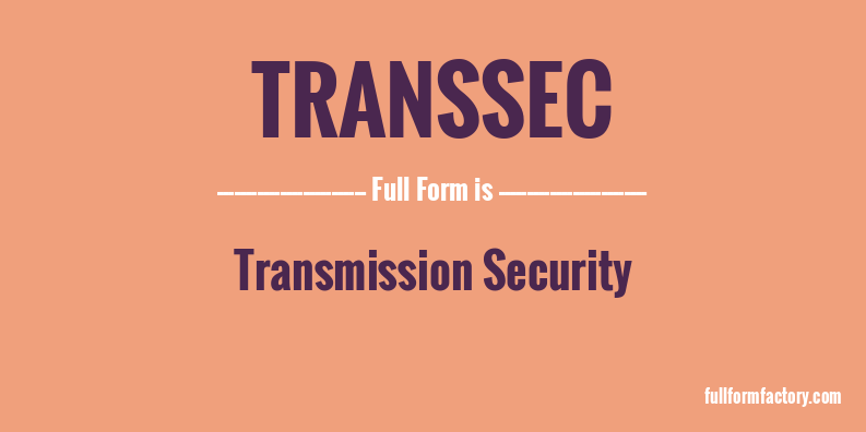 transsec-full-form