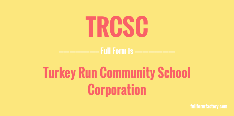 trcsc-full-form